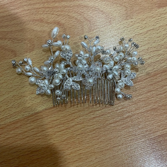 Silver Bendable Tiara Princess Diamond Bling Cryst main image 6
